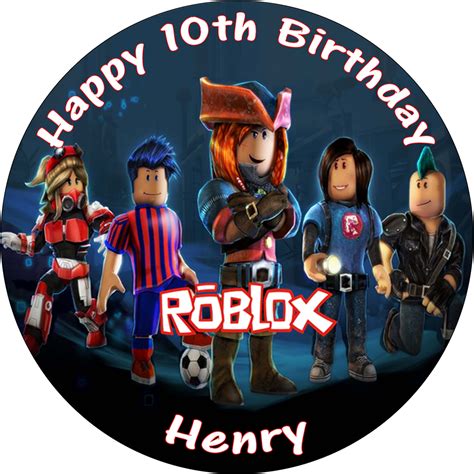 Roblox Cake Topper PNG