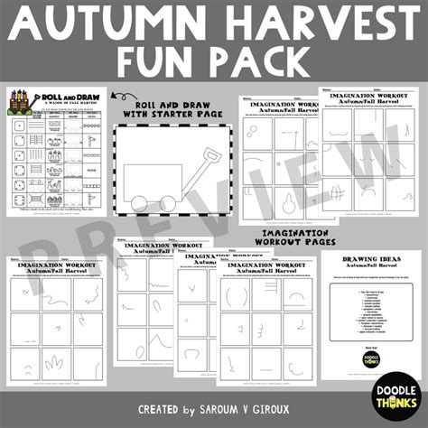 Autumn/Fall Harvest Activity Fun Pack | Made By Teachers