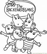 The Backyardigans Coloring Page For Kids  Free sketch template