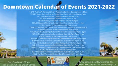 Bonita Springs Calendar Of Events 2024 - Becca Carmine