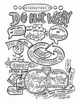 Bible Verse Do Not Worry coloring Page  Download Print Or Color sketch template
