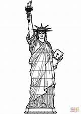 Coloring Statue Pages sketch template
