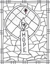 Advent Candles – Stushie Art sketch template