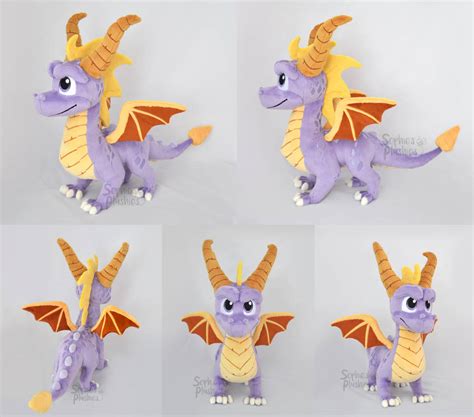 Spyro Plush - Classic Colours by SophiesPlushies on DeviantArt