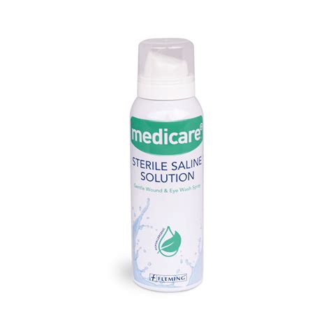 Medicare Sterile Saline Solution 100ml | Fleming Medical