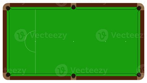 Snooker table top view 15242307 PNG