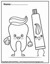 Printable Dental Coloring Pages sketch template