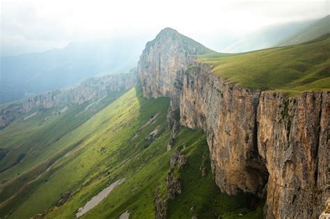 Premium Photo | Beautiful panoramic view of the mountains