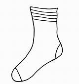 Socks Coloring Page Colorable Outline Sketch sketch template