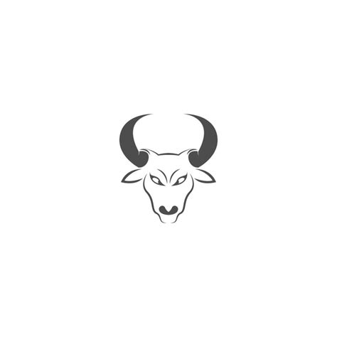 Bull icon logo design 12599790 Vector Art at Vecteezy