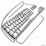 Keyboard Coloring Page 61953 49017 sketch template