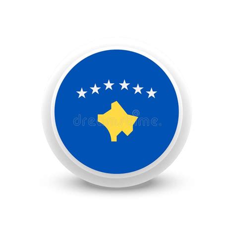 Kosovo Flag Vector stock illustration. Illustration of national - 201228544