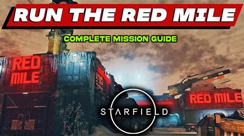 Run the Red Mile Mission in STARFIELD | Activate Red Mile Beacon ...