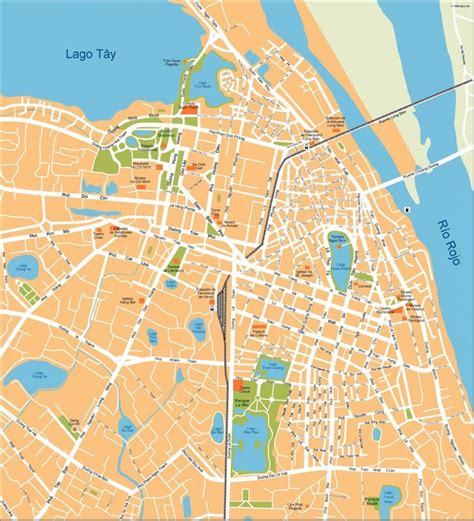 Hanoi Vector Map | Vector maps