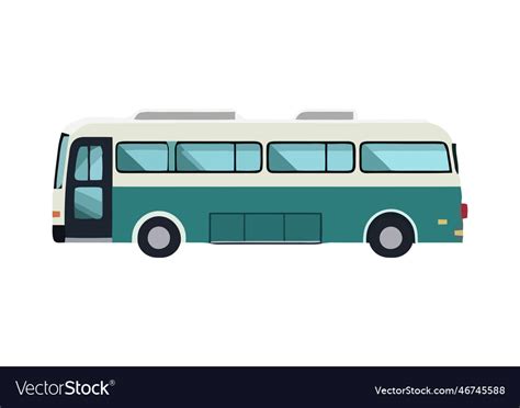 Traveling transport bus Royalty Free Vector Image