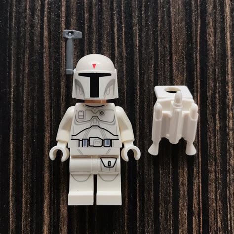 LEGO Star Wars White Boba Fett minifigure, Hobbies & Toys, Toys & Games ...