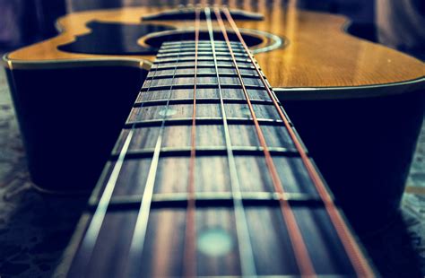 Acoustic Guitar Close Up - 4254x2788 Wallpaper - teahub.io