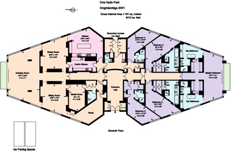 One Hyde Park Floor Plan | Viewfloor.co