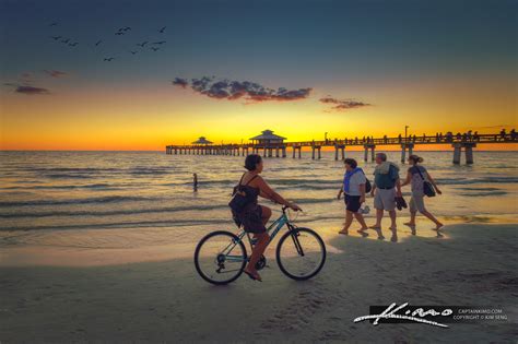 Fort Myers Beach Pier Sunset December 2021 | HDR Photography by Captain Kimo