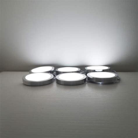 AIBOO Wireless LED Under Cabinet Lighting Dimmable With RF Remote ...