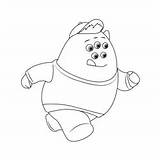 Monsters Squishy Running Coloring Page For Kids  Free sketch template