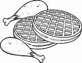 Waffles Coloring Pages  Randy Kauffmans sketch template