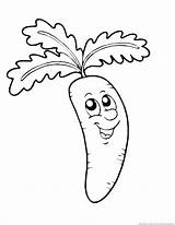 Coloring Pages  Carrot For Kids sketch template