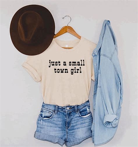 Just a Small town girl / Song lyrics / Small town girl / | Etsy