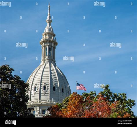 Michigan Capitol Building in Lansing Stock Photo - Alamy