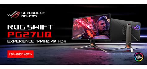 Buy Asus ROG Swift PG27UQ | Velocity Micro