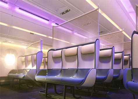 How this airplane cabin design aims to improve hygiene and reduce ...