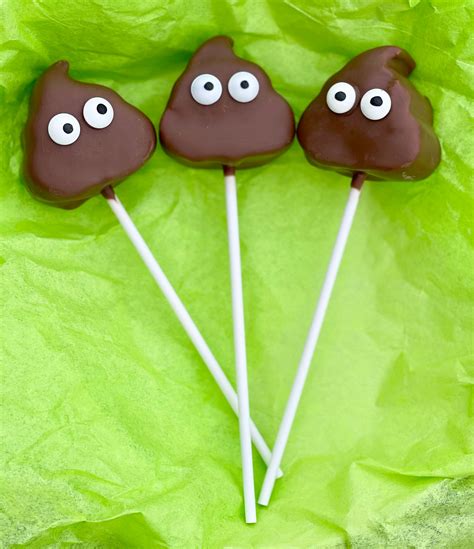 Poop Emoji Cake Pops 1 dozen | Etsy