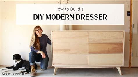 How To Build A Mid Century Modern Dresser From 2x4s And Plywood You