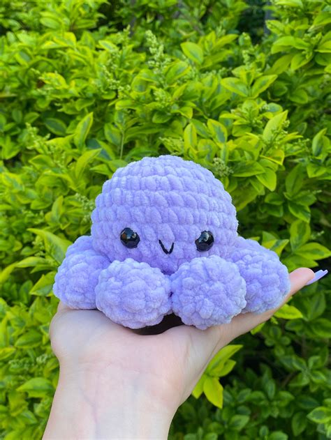 Crochet Soft Chunky Octopus Plush | Etsy