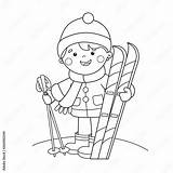 Winter Sports Coloring Pages sketch template