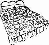 Bed Coloring Pages  Free Printable For Kids sketch template