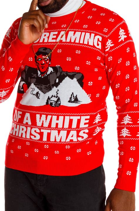 White Christmas Holiday Sweater | The Tony Mountaina