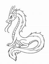 Free Printable Dragon sketch template
