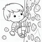 coloring Pages For Kids climb Wall Generative Ai  sketch template
