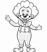 Cute Clowns Coloring Page Collections For All Ages sketch template