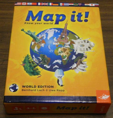 Map It! World Edition Board Game Review and Rules - Geeky Hobbies