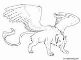 Gryphon Griffin Coloring Pages By Arsyia  Free Printable sketch template
