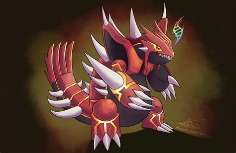 Mega Groudon by ShawnnL on DeviantArt