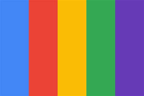 Google Logo Colors Color Palette