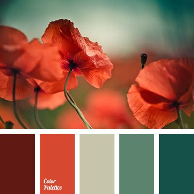 contrasting combination of red and green | Color Palette Ideas