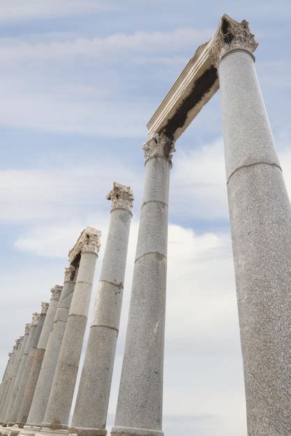 Premium Photo | Ruins of agora archaeological site in izmir turkey