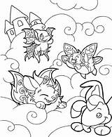 Neopets  Faerieland Colouring Pages sketch template