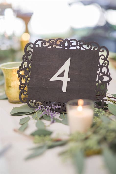 Set of 27 Rustic Wedding Table Numbers | Wooden Table Numbers ...