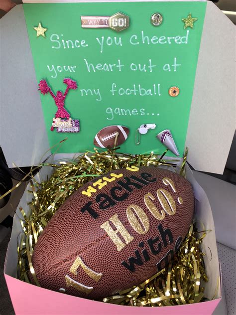 Homecoming Proposal Football Player Cheerleader Cute, 42% OFF