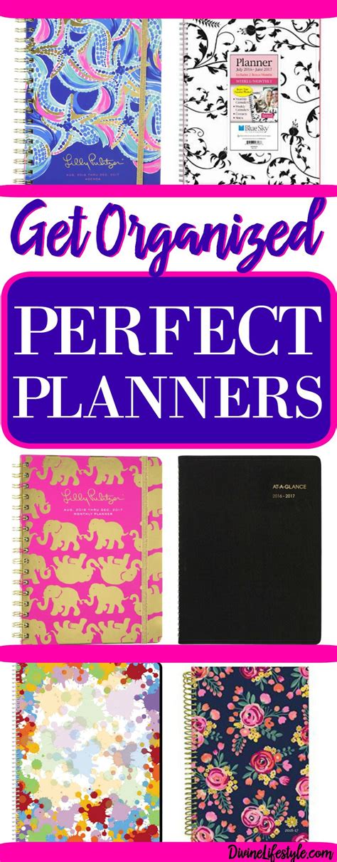 Get Organized Perfect Planners Calendars Divine Lifestyle